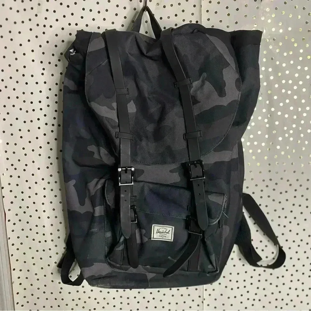 Herschel Camo Black Backpack
